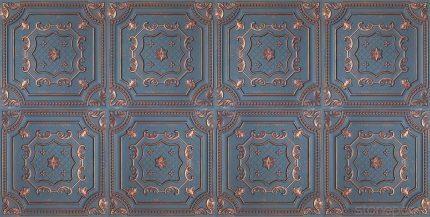 Alhambra tavan karosu - Bluish Coppe - zerda stone