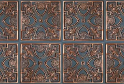 Apollo Tavan Paneli - Bluish Copper - zerda stone
